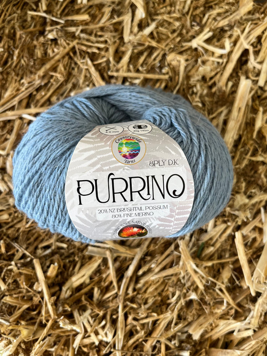 Purrino 8ply - Pale Blue