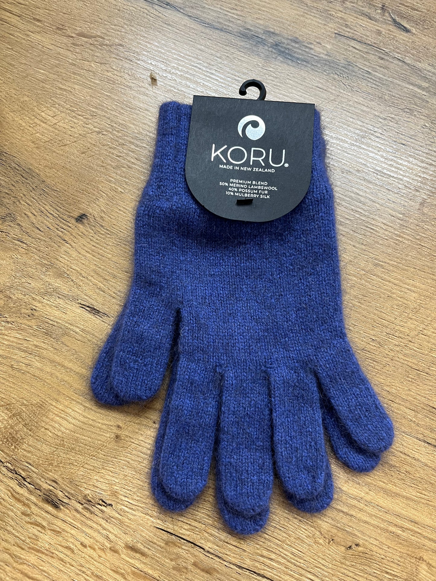 Merino and Possum Gloves - Medium