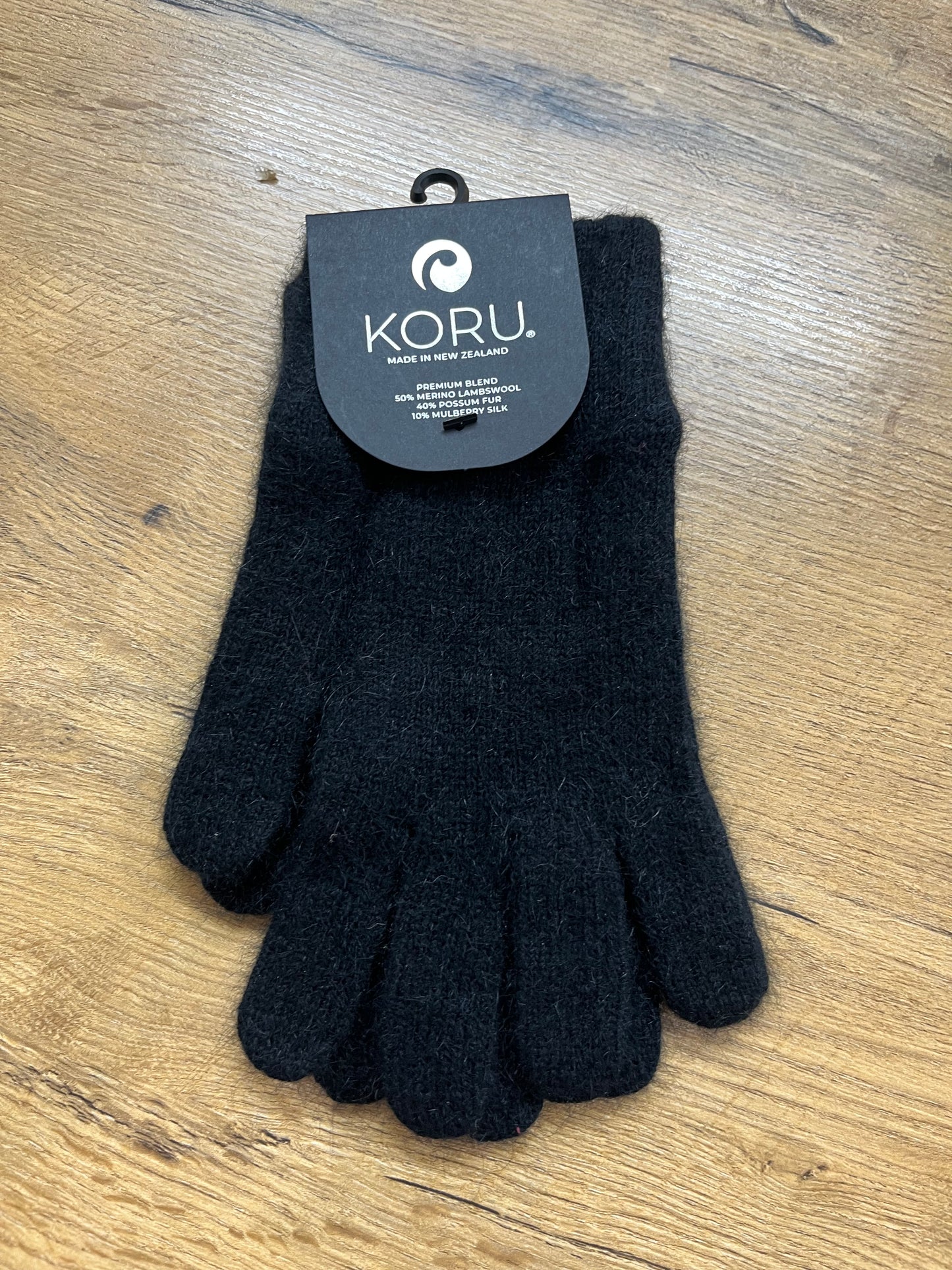 Merino and Possum Gloves - Medium