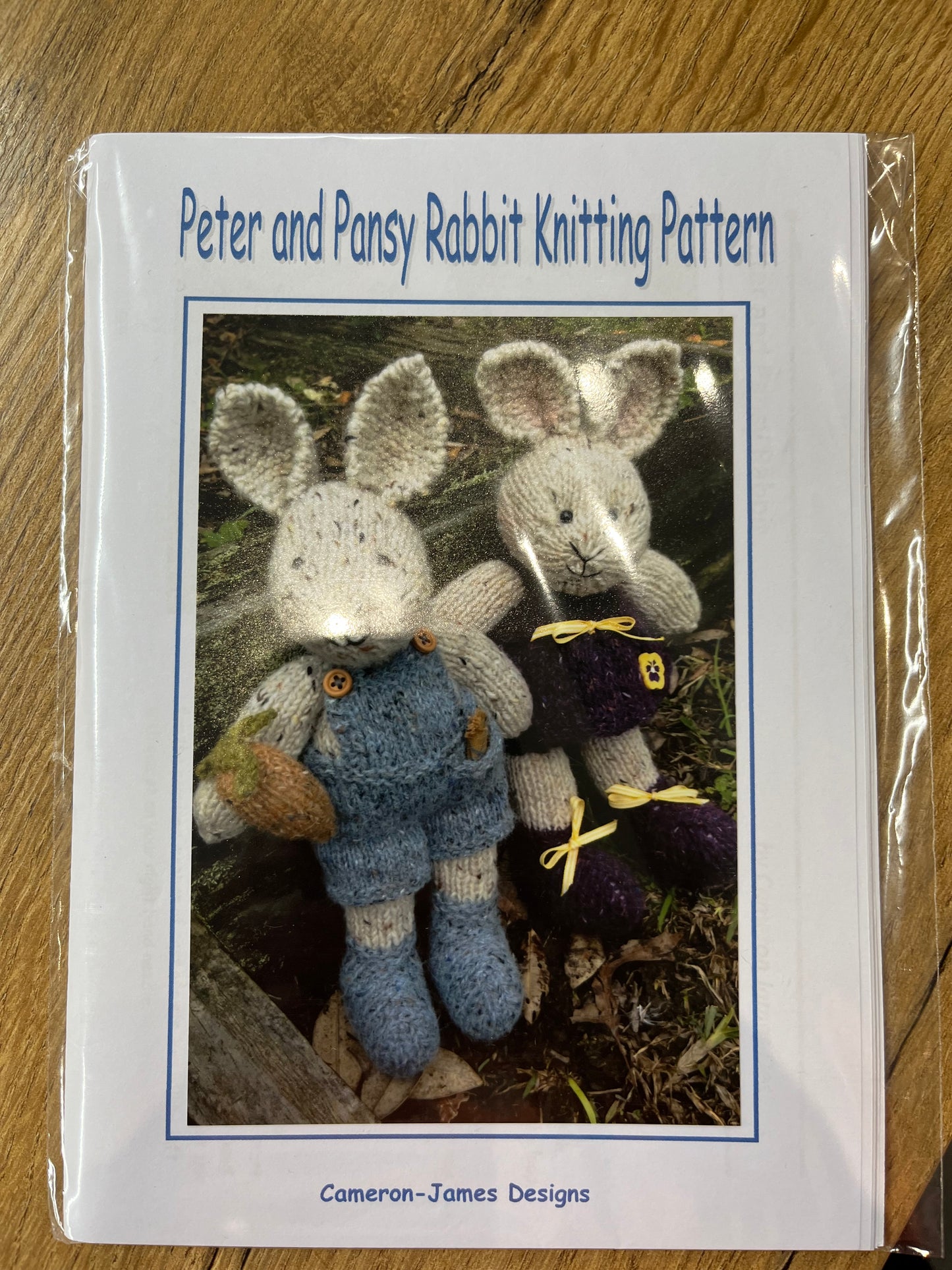 Pansy Rabbit Knitting Pattern