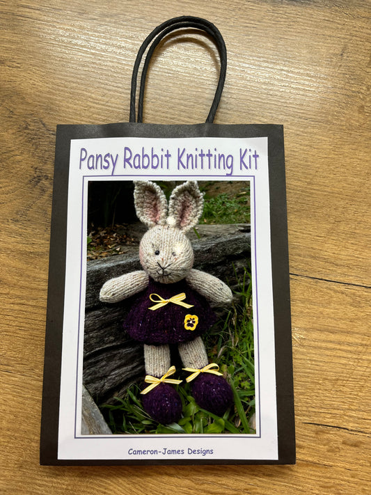 Pansy Rabbit Knitting Kit