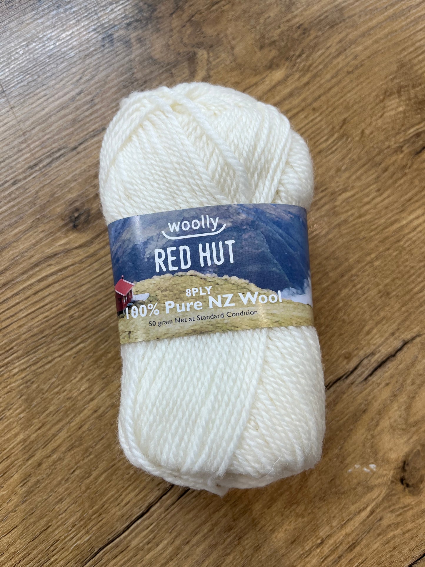 Red Hut 8ply - White