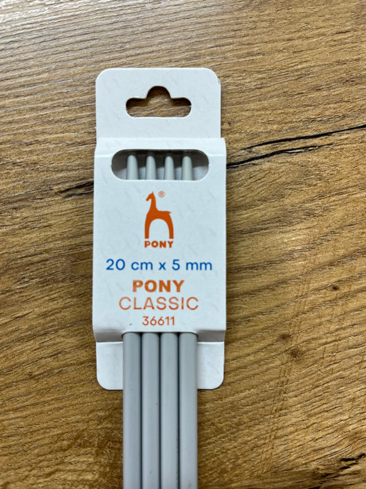 Double Pointed Steel Needles 20cm x 5.00mm
