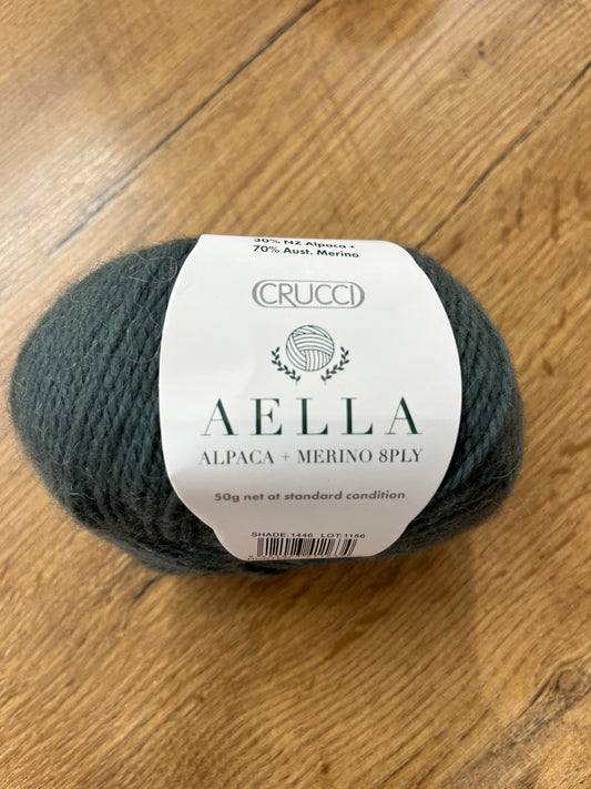 Crucci Aella 8 ply Alpaca Merino - Slate