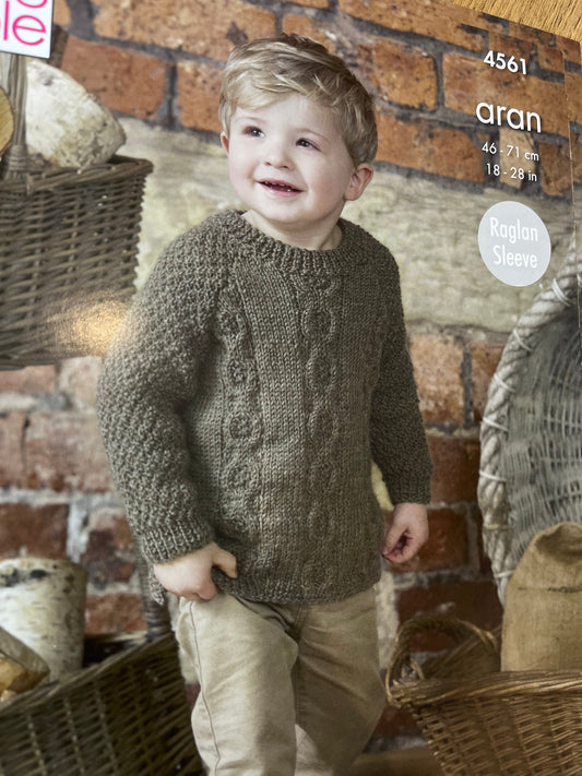 Raglan Cardigan  and Tunic - King Cole