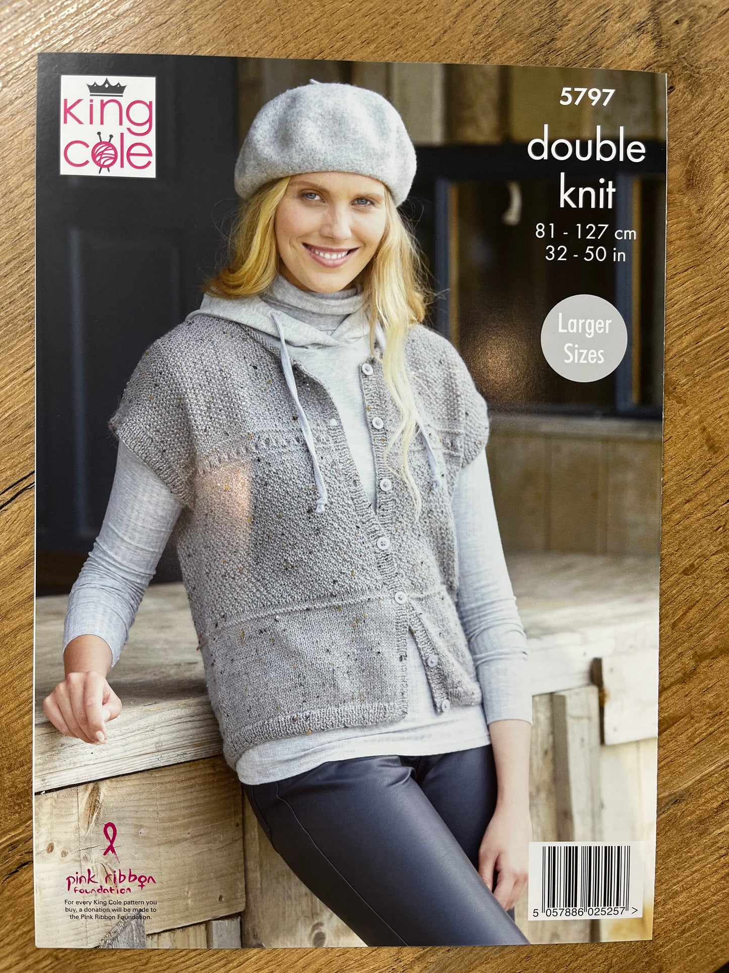 Ladies Round Neck Cardi - King Cole