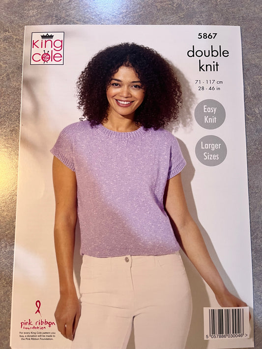 Ladies Sweater and Top - King Cole