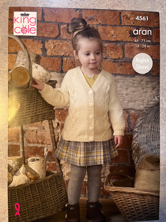 Raglan Cardigan  and Tunic - King Cole