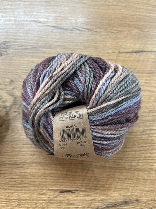 King Cole Homespun Prism Aran - Damson