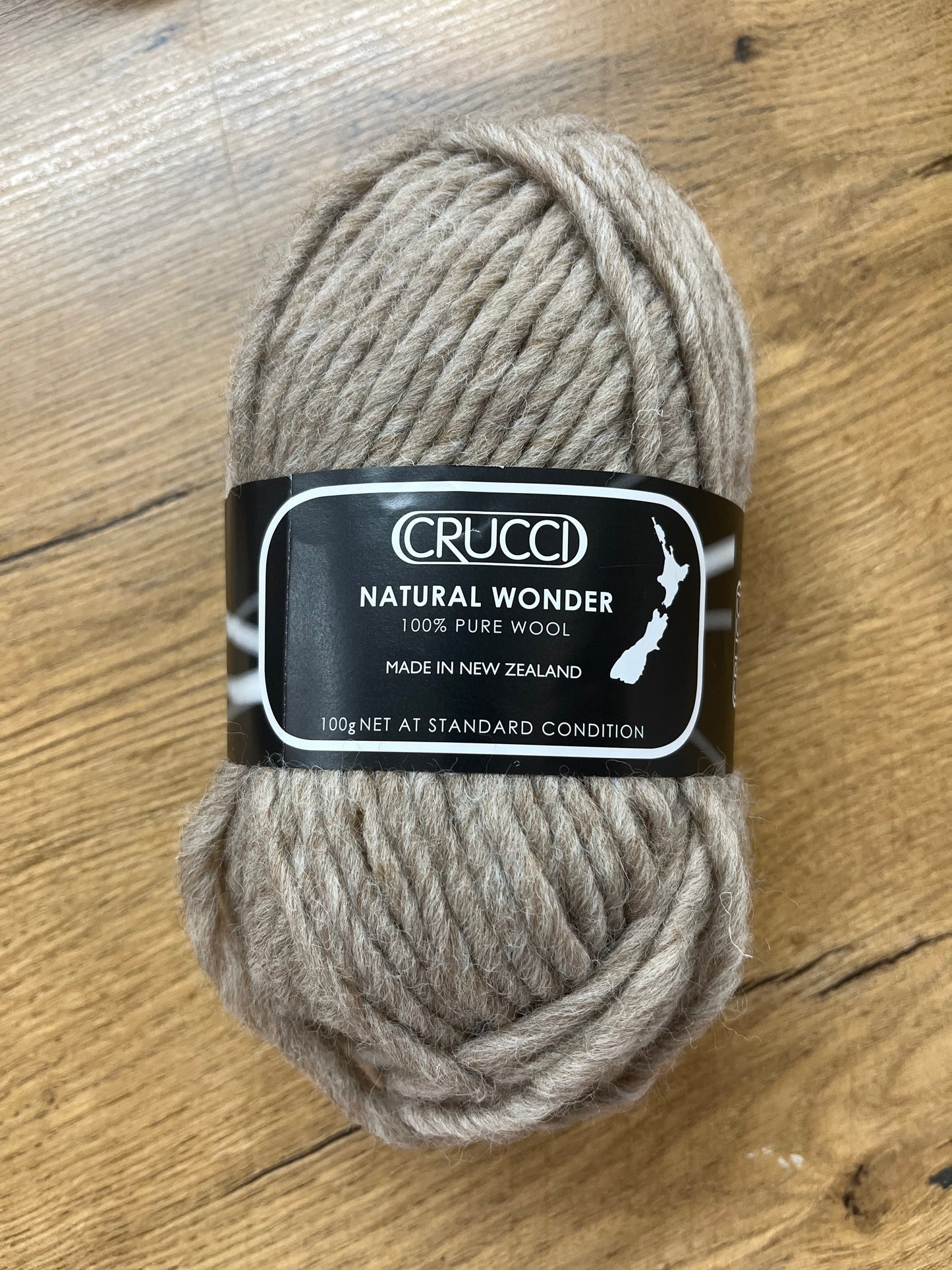 Crucci Natural Wonder 18 ply - Light Brown