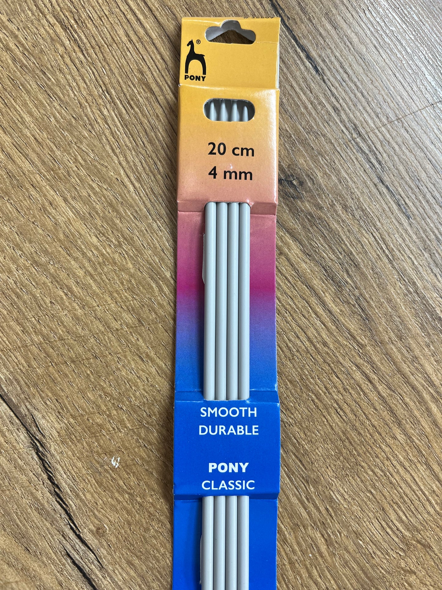 Double pointed steel needles 20cm x 4.00mm