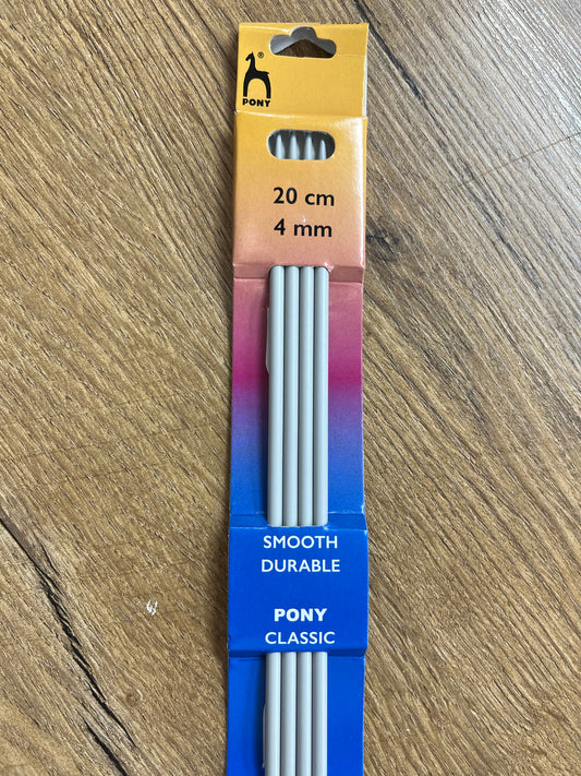 Double pointed steel needles 20cm x 4.00mm