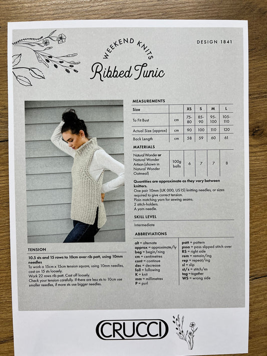 Ribbed Tunic - Crucci Natural Wonder