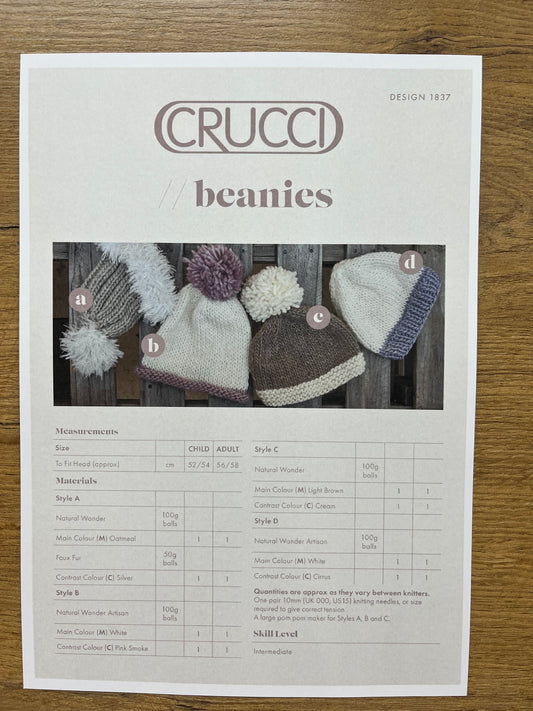 Beanies - Crucci Natural Wonder