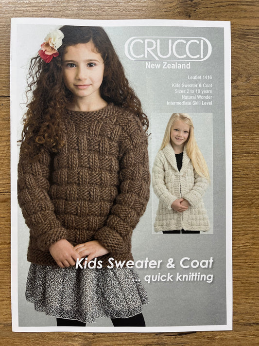 Kids Sweater and Coat - Natural Wonder Crucci