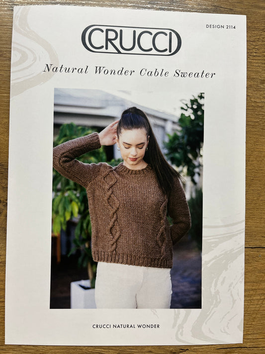 Cable Sweater - Crucci Natural Wonder