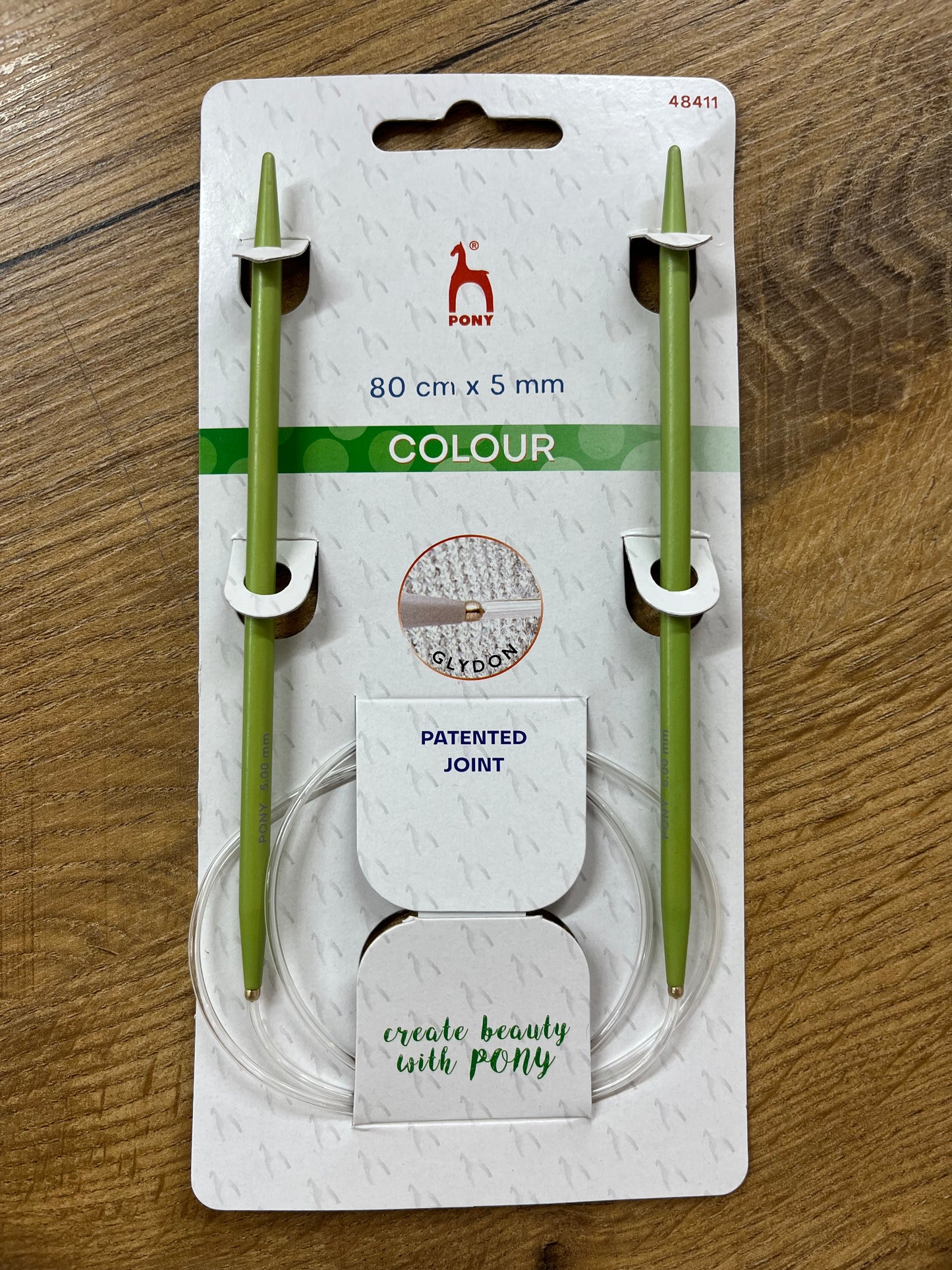 Pony Circular Colour Needles 80cm x 5.00mm