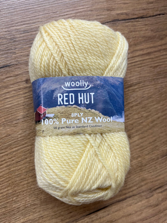 Red Hut 8ply - Lemon