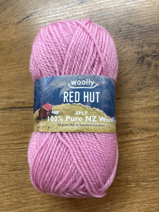 Red Hut 8ply - Soft Pink