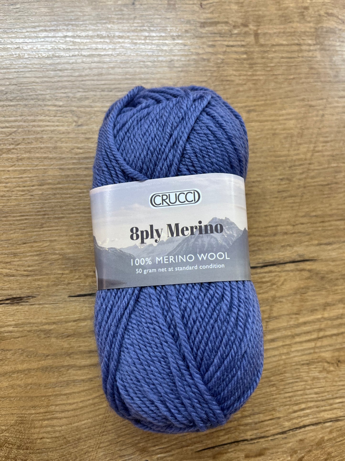 Crucci 8 ply Australian Merino - Denim