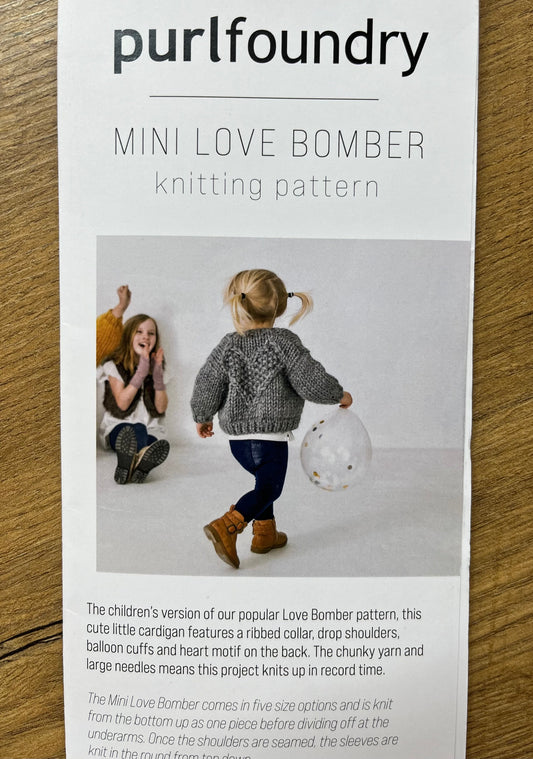Purl Foundry - Mini Love Bomber