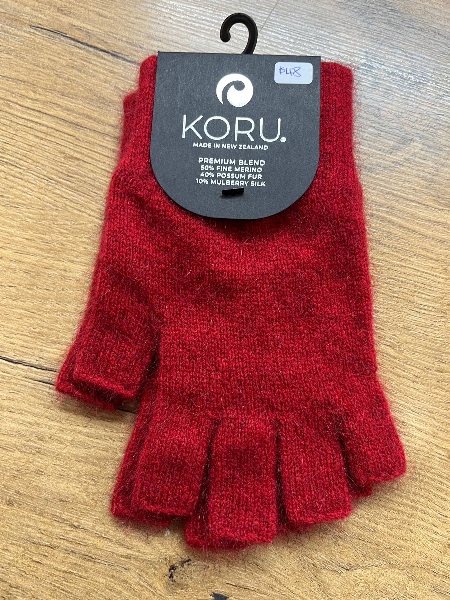 Fingerless Merino and Possum Gloves - Medium