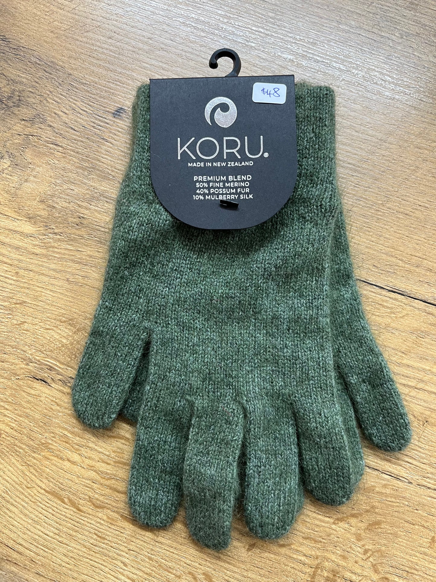 Merino and Possum Gloves - Medium