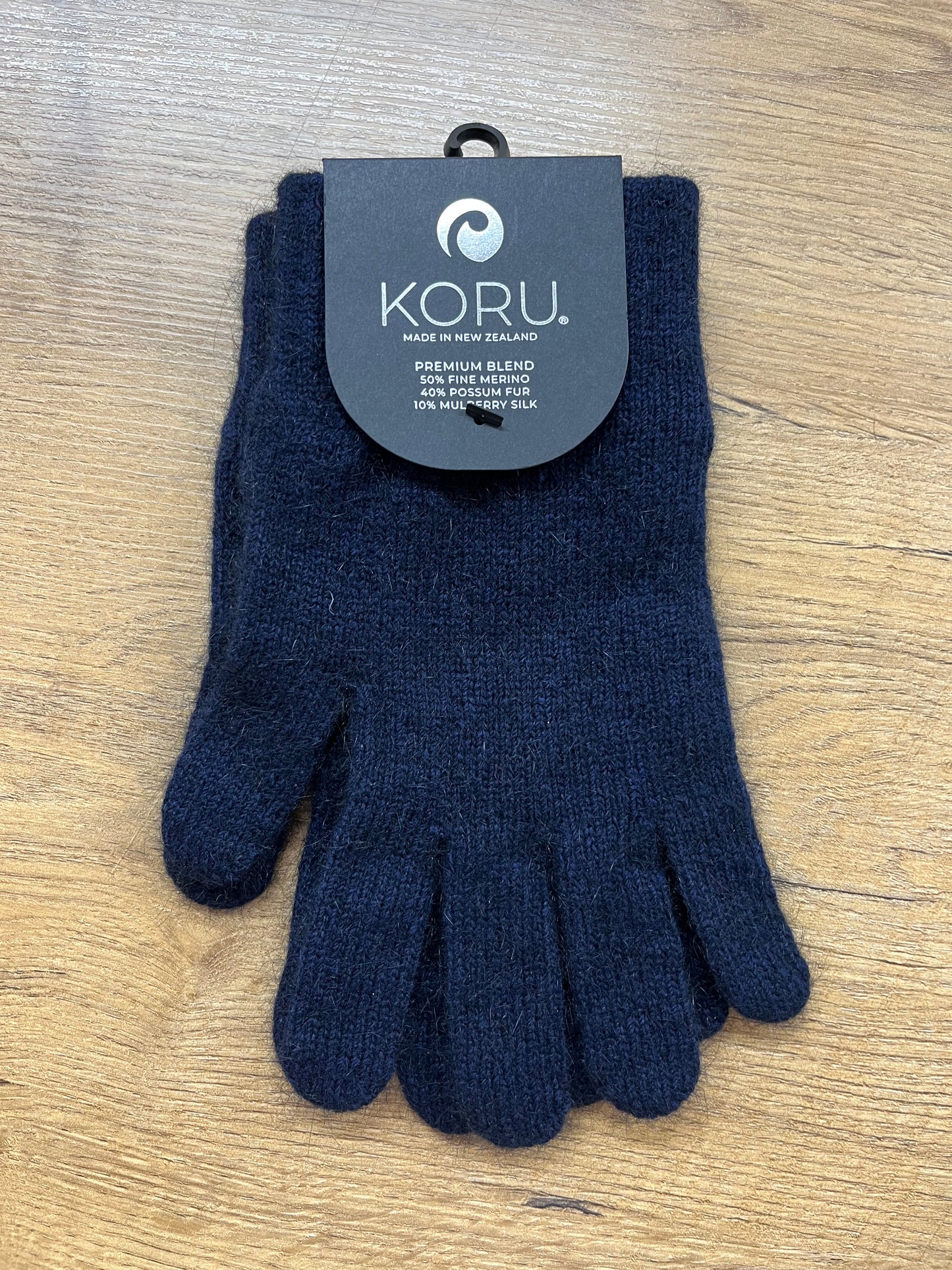 Merino and Possum Gloves - Medium