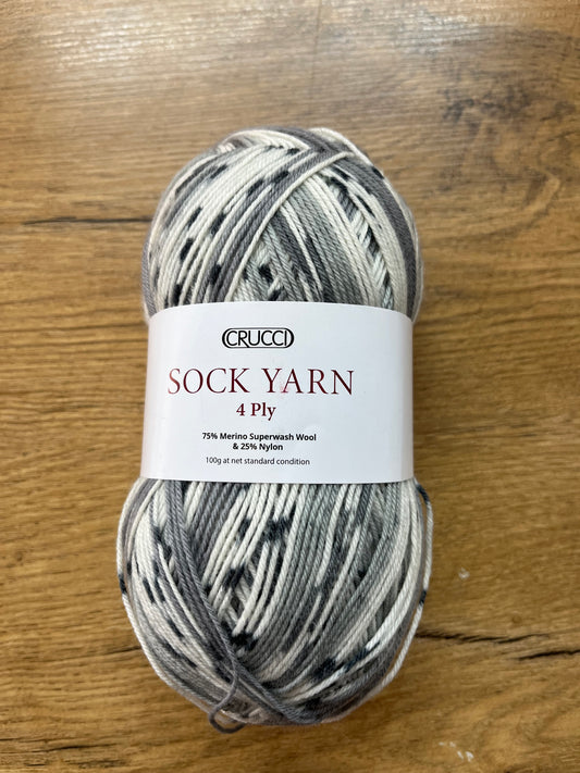 Crucci Sock Yarn 4 ply - Shade 20