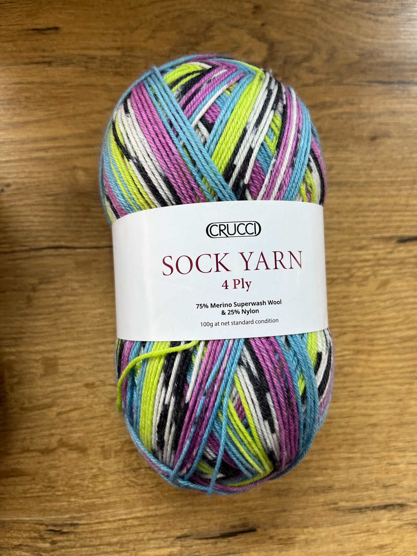 Crucci Sock Yarn 4 ply - Shade 27
