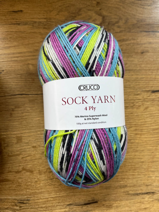 Crucci Sock Yarn 4 ply - Shade 27