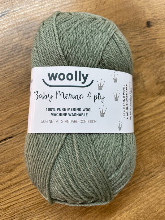 Crucci Woolly 4ply Baby Merino - Willow