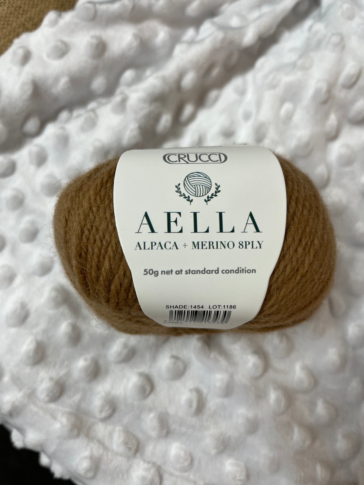 Crucci Aella 8 ply Alpaca Merino - Camel