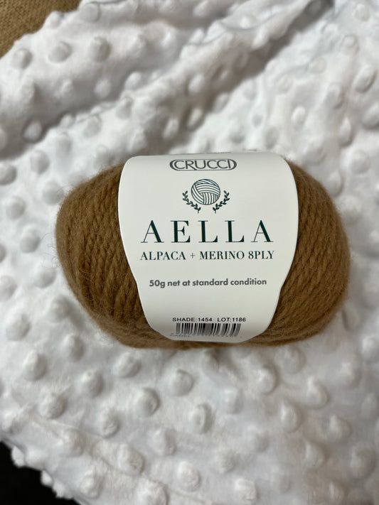 Crucci Aella 8 ply Alpaca Merino - Camel