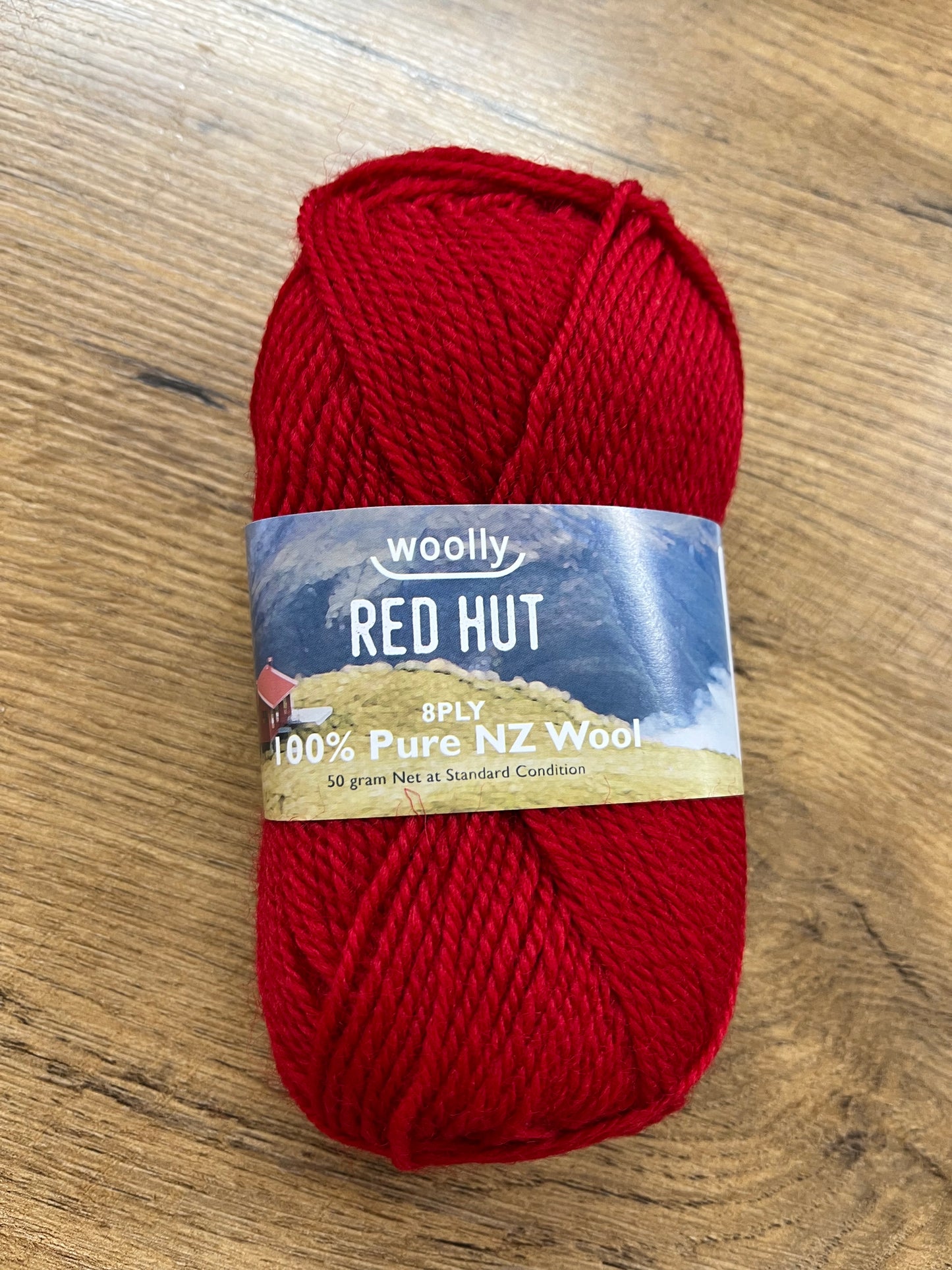 Red Hut 8ply - Red