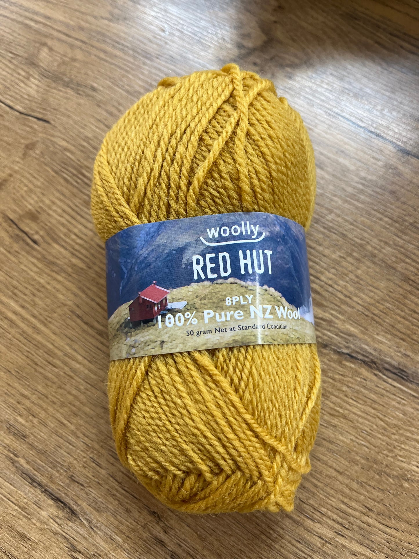 Red Hut 8ply - Mustard