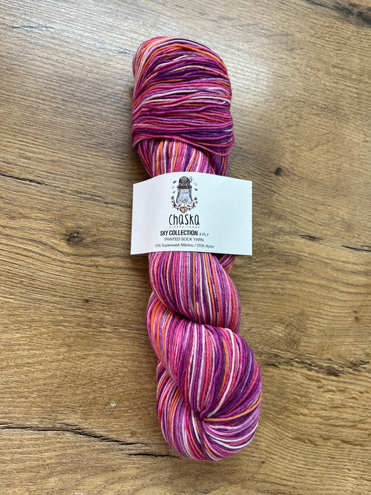 Chaska Sky Collection Sock Yarn 4 ply Pinks