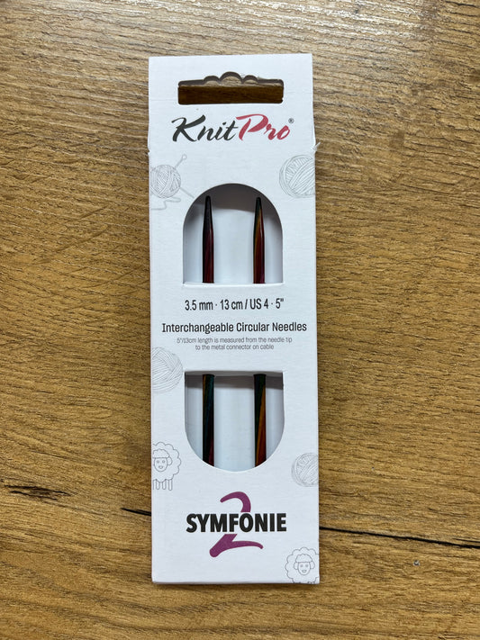 KnitPro Symfonie 2.0 Normal Interchangeable Needles – 3.50mm 13cm