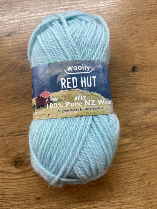 Red Hut 8ply - Soft Aqua