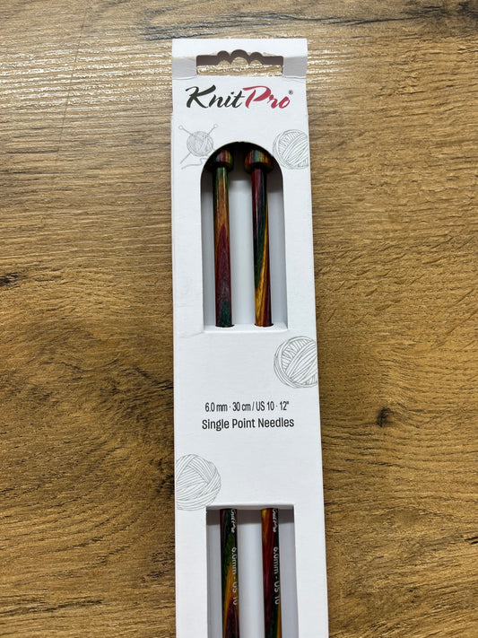 Knitpro Symfonie Single Pointed Needles 6.00mm 30cm
