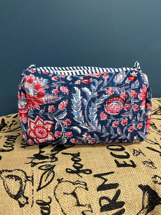 Quilted Make up Bag - Medium
