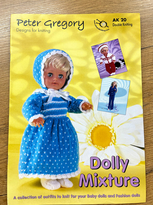 Peter Gregory Doll Clothes Knitting Patterns - AK20