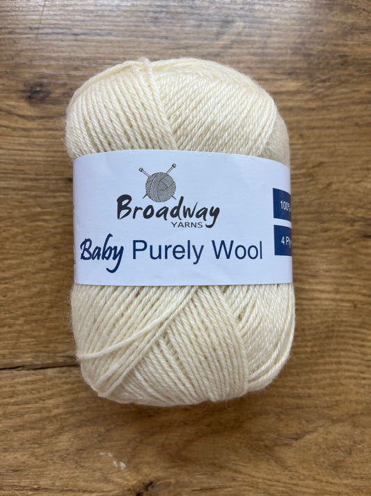 Broadway Purely Baby 4 ply - Ecru