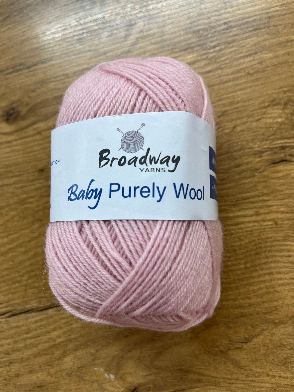 Broadway Purely Baby 4 ply - Baby Pink