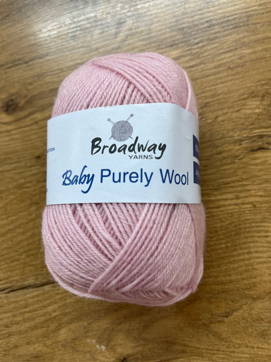 Broadway Purely Baby 4 ply - Baby Pink