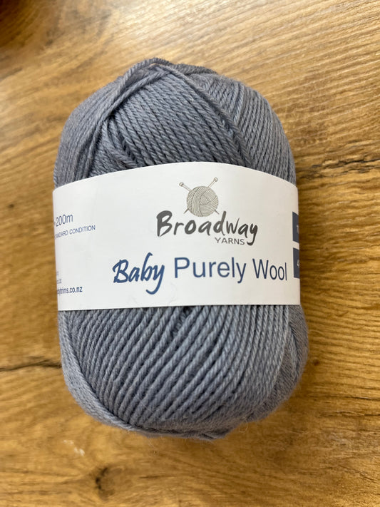 Broadway Purely Baby 4 ply - Slate