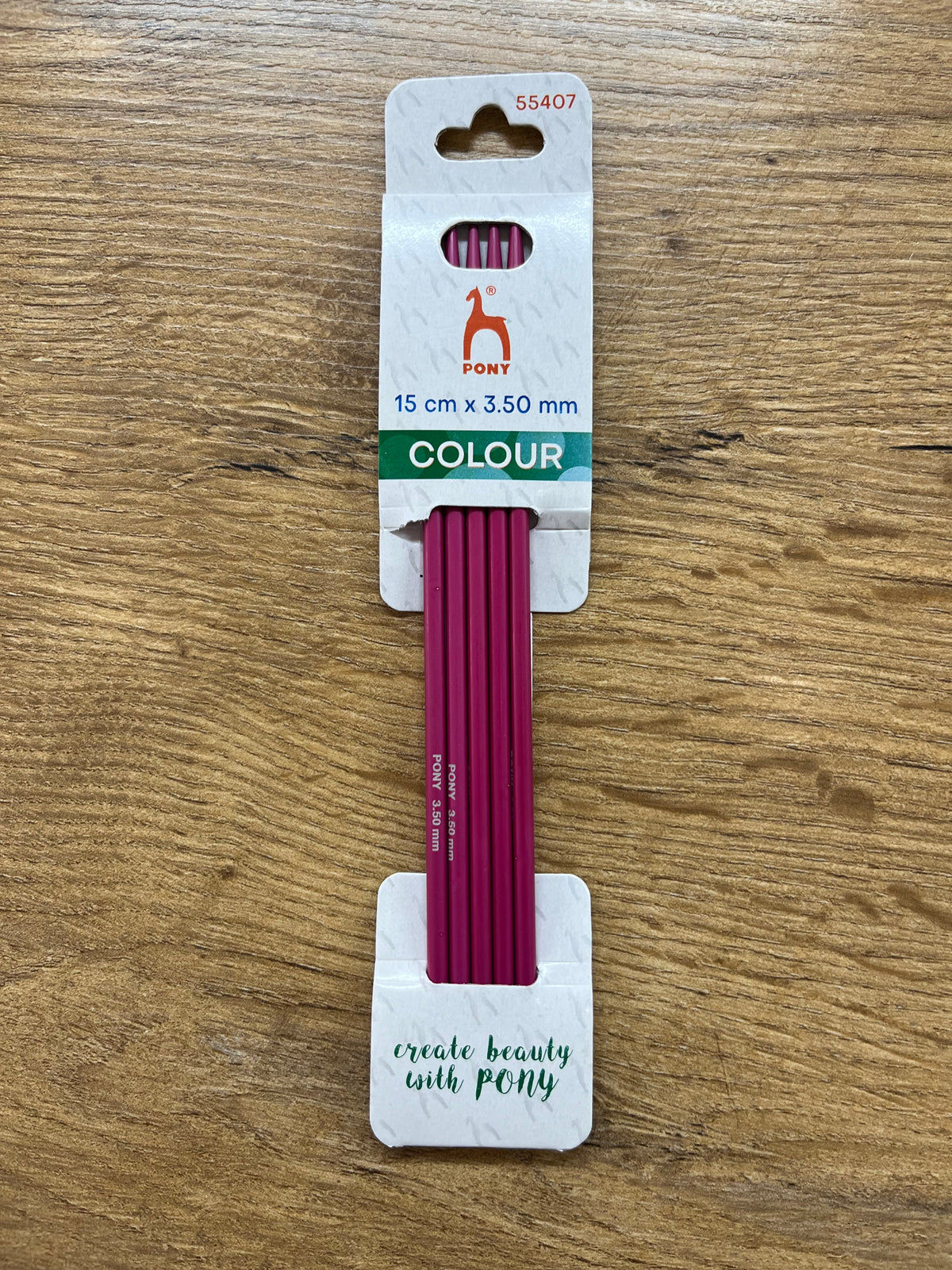 Pony Colour Double Pointed Needles 3.50mm