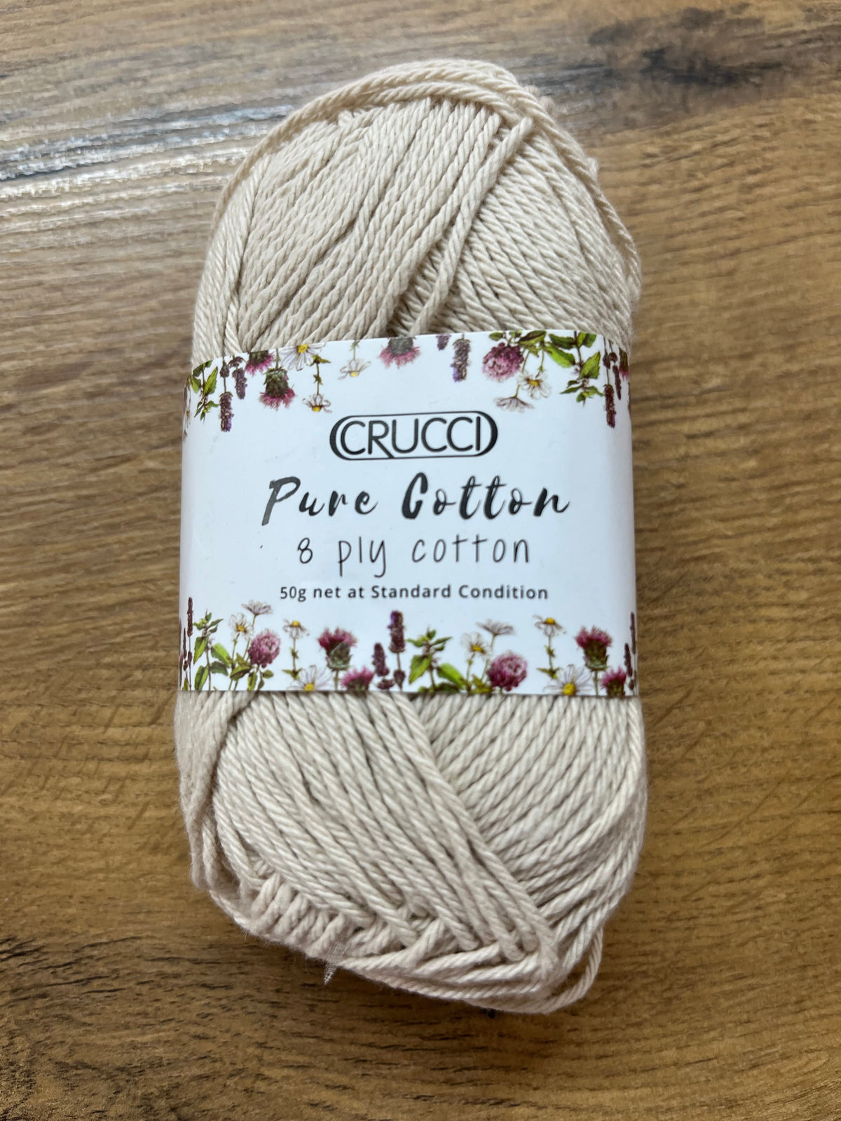 Crucci Pure Cotton 8ply - Linen