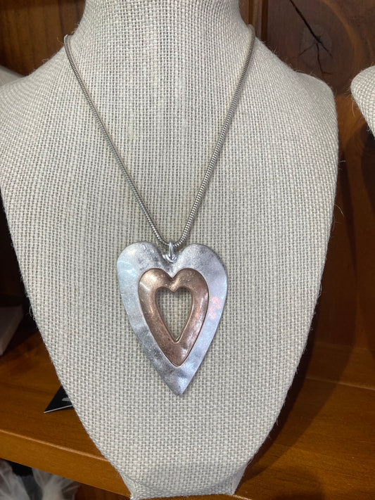 Metal Heart Necklace