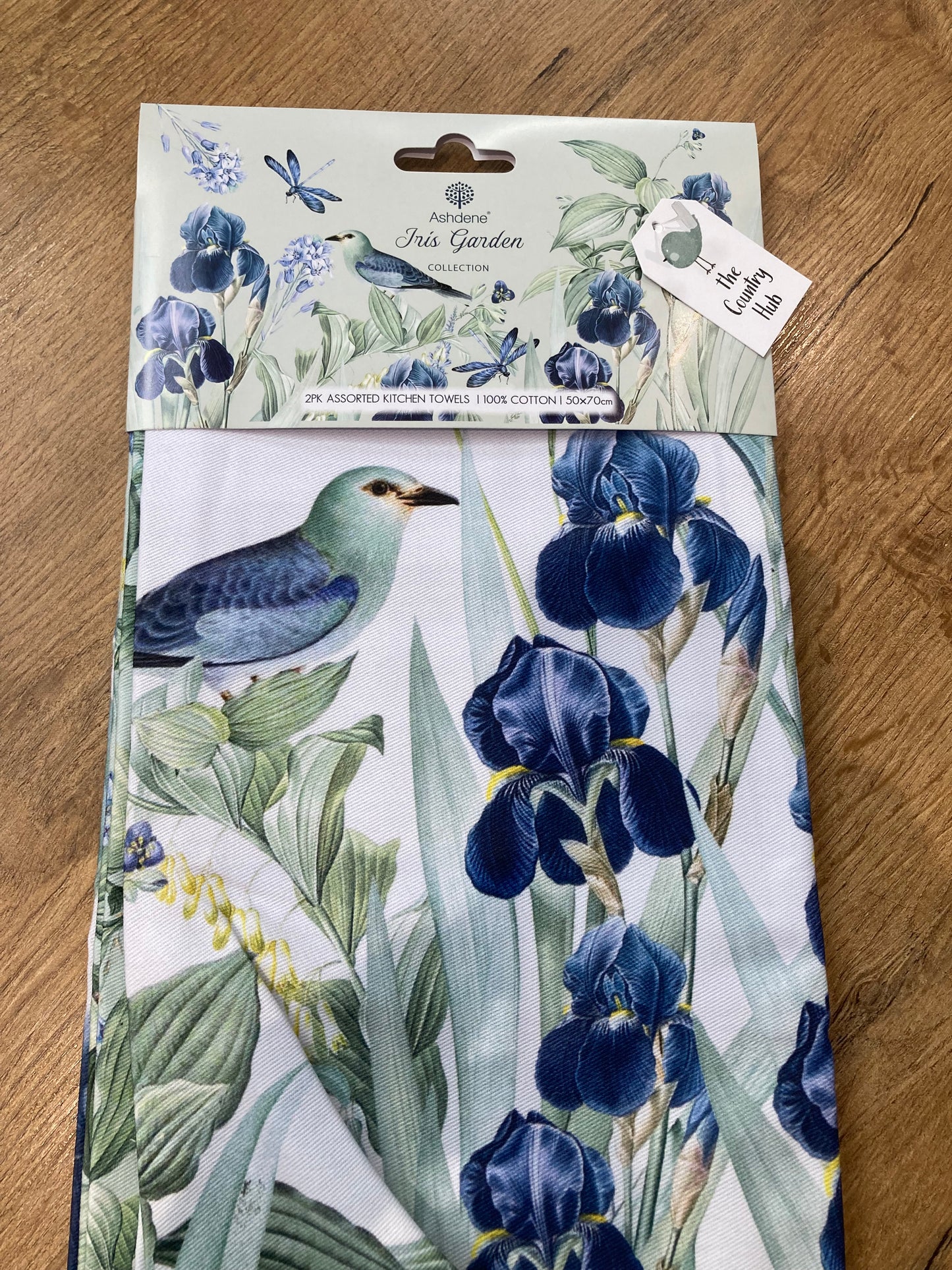 Ashdene Iris Garden Tea Towels